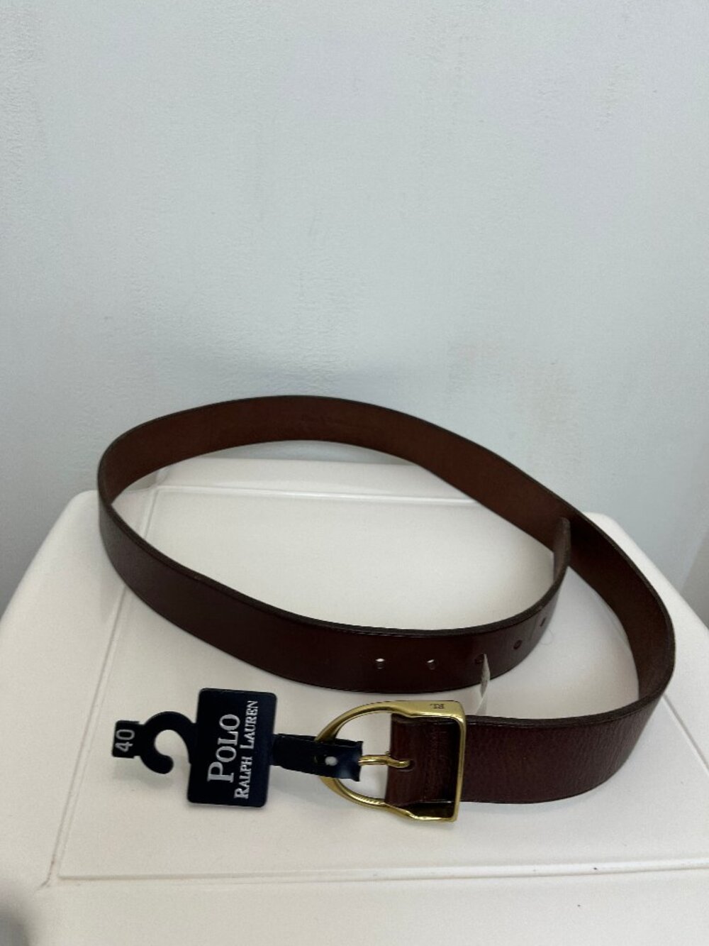 Polo Ralph Lauren Mens Dark Brown Belt Size 40